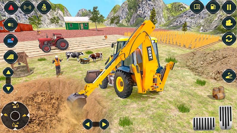 Village Excavator JCB Games应用截图第1张