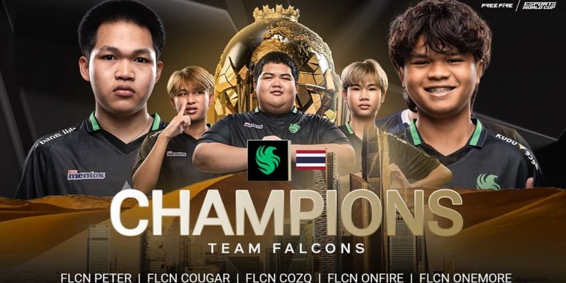 Thailand's team Falcons winnen Free Fire Esports World Cup Gold