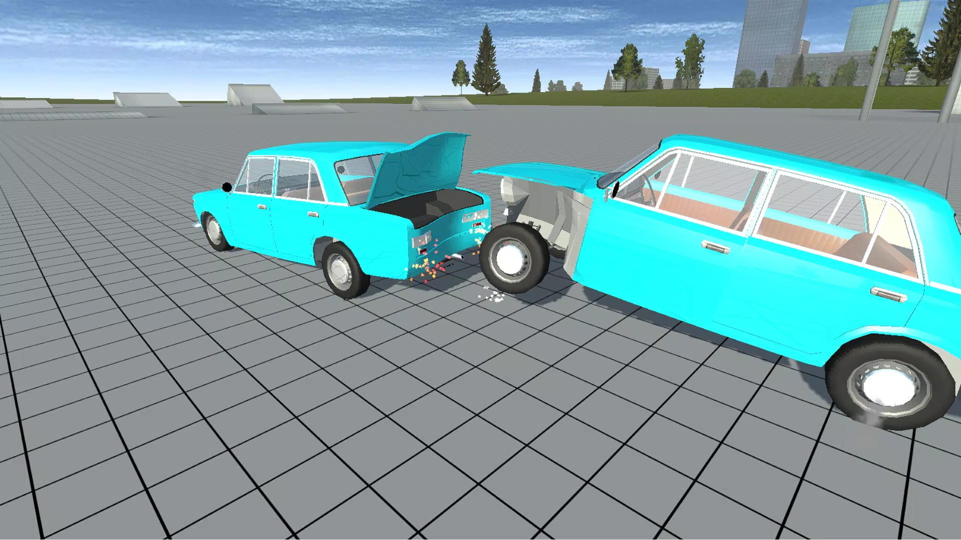 Simple Car Crash Physics Sim スクリーンショット 3