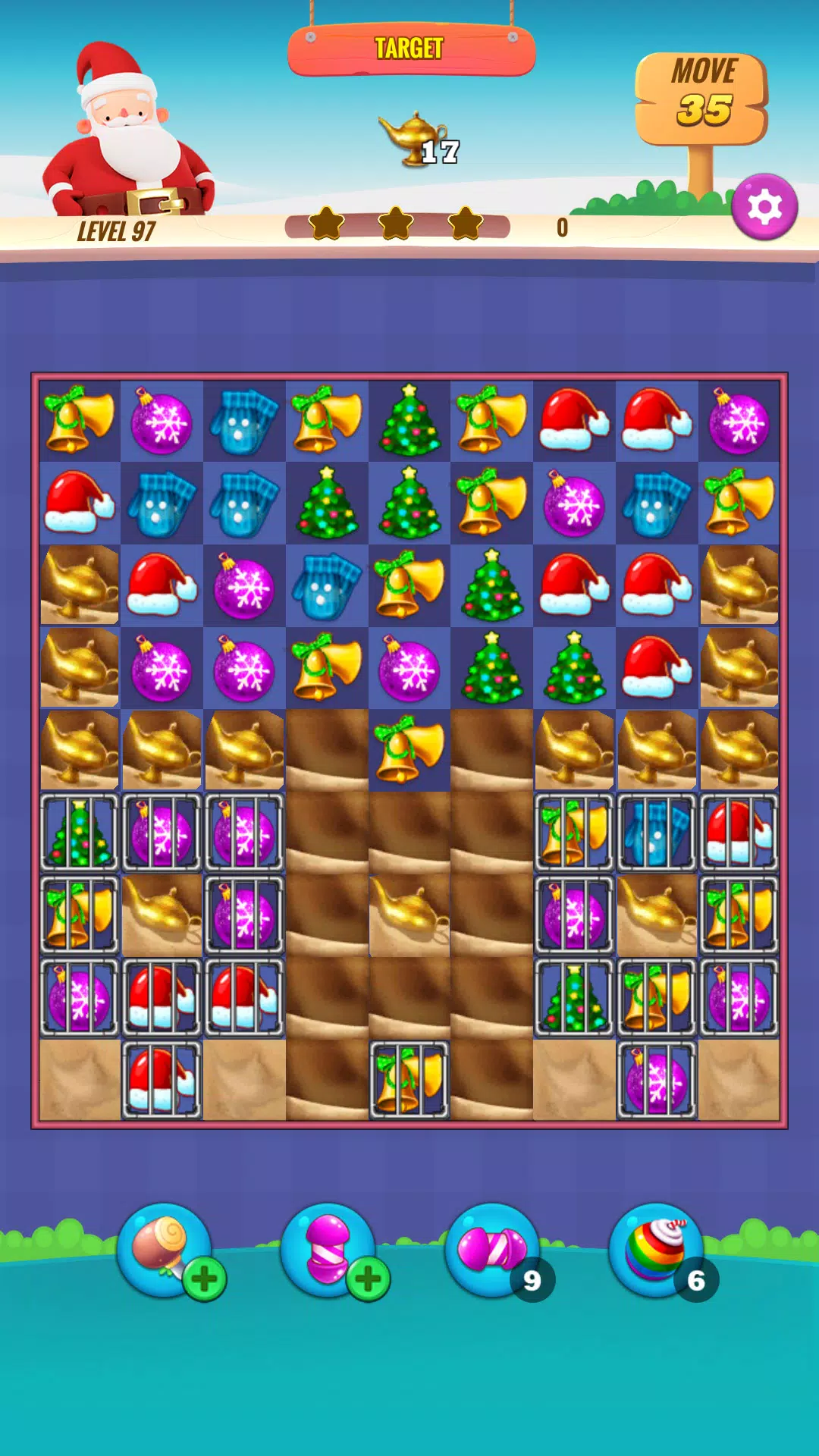Christmas NewYear Match Game Captura de tela 3