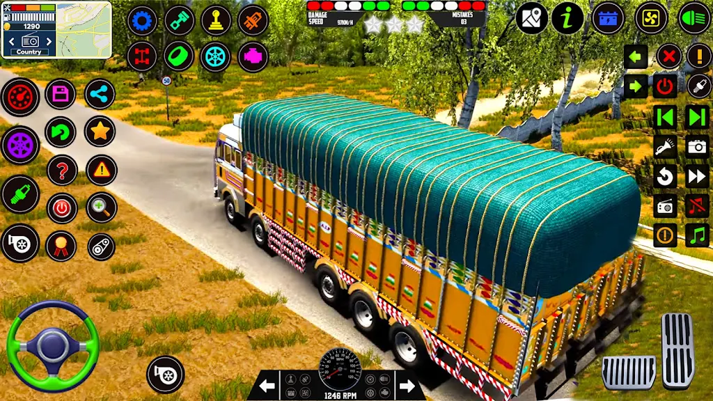 Offroad Cargo Truck Simulator Tangkapan skrin 3