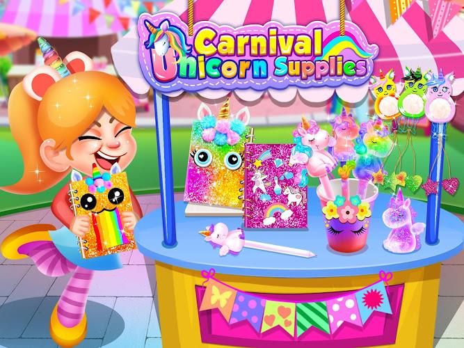 Carnival Unicorn School Supplies - Trendy Carnival 스크린샷 0