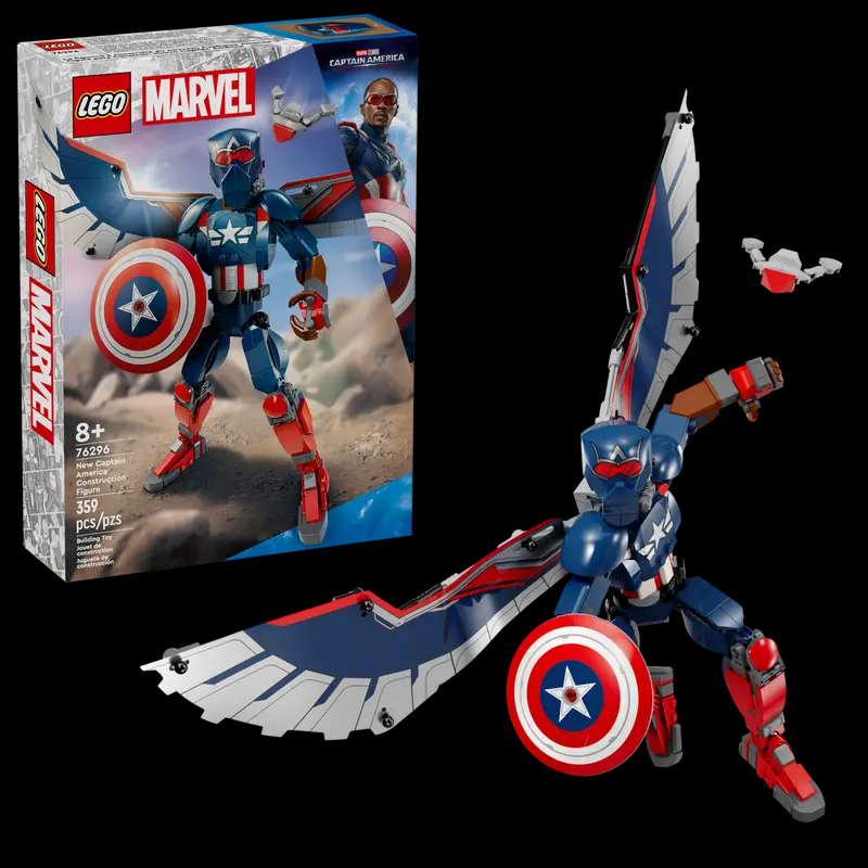 LEGO New Captain America Figuur