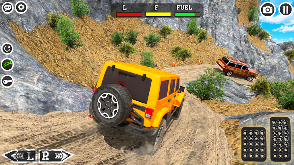 Schermata 4x4 Mountain Climb Car Games 3