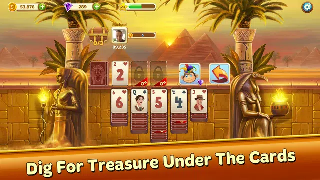 Solitaire Treasure Hunt 스크린샷 2