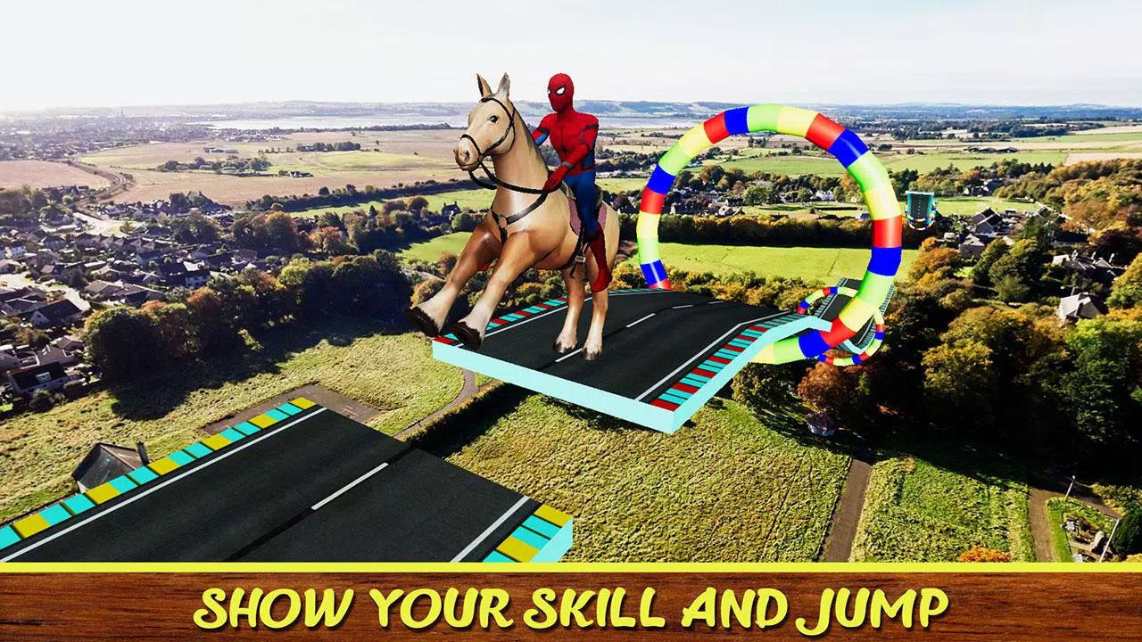 Diligent SuperHeroes Horse Riding 3d Ảnh chụp màn hình 0