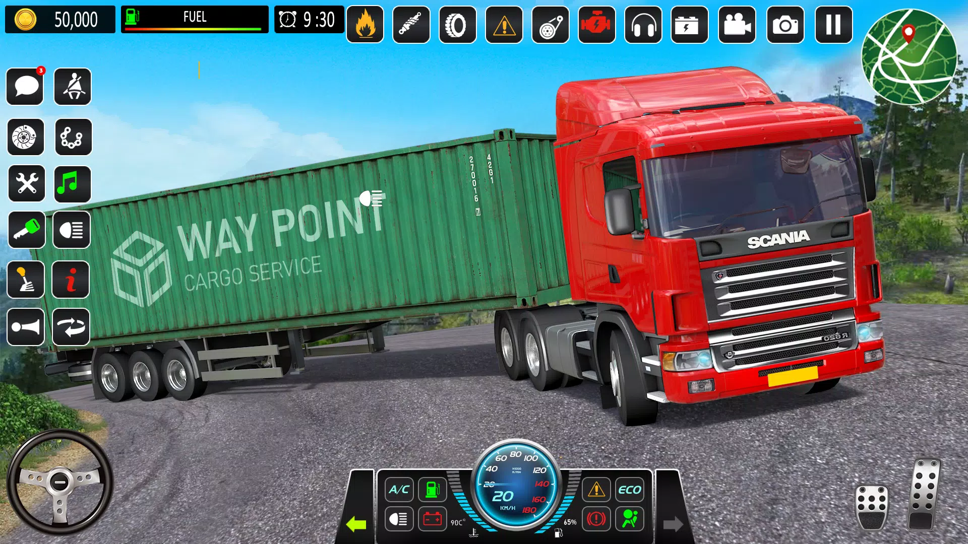 Mountain Truck Driving Games ภาพหน้าจอ 1