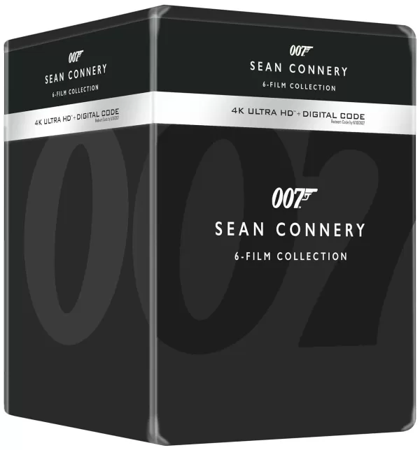 Preorder the 4K Collection of 6 Sean Connery James Bond Films