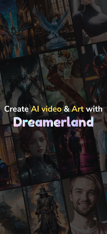 Dreamerland AI Art Generator スクリーンショット 2