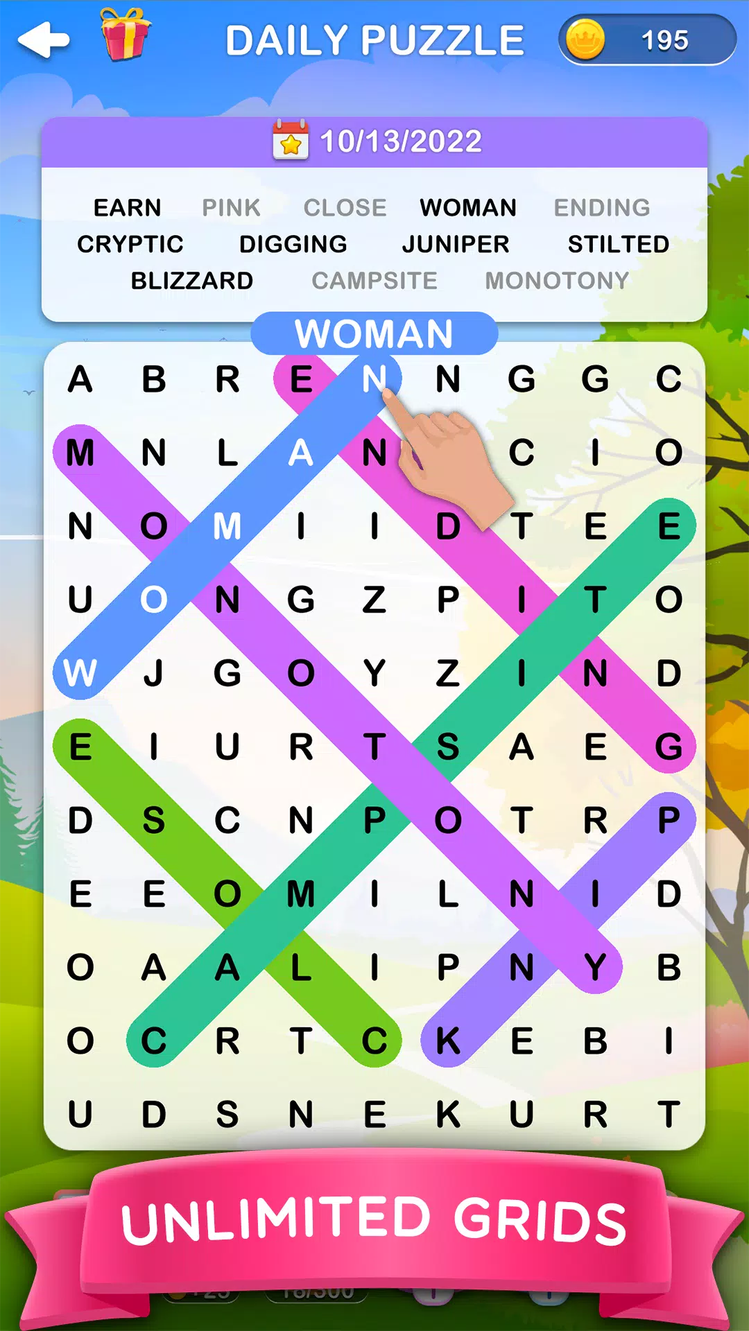 Word Search 2 Ảnh chụp màn hình 2