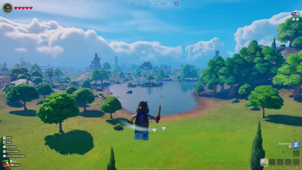 Malerisches See-Spawn in LEGO Fortnite