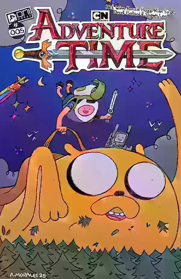 Adventure Time comic issue 5 cover art 6