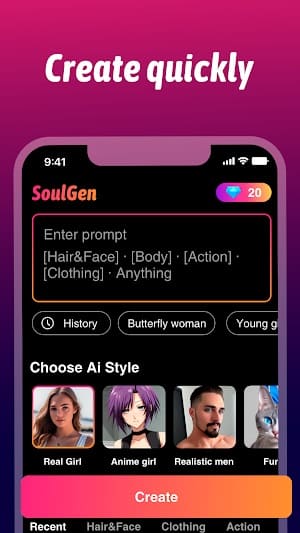 Soulgen AI Mod APK Última versión