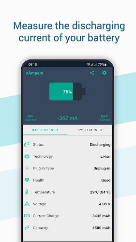 xAmpere - Battery Charge Info スクリーンショット 1