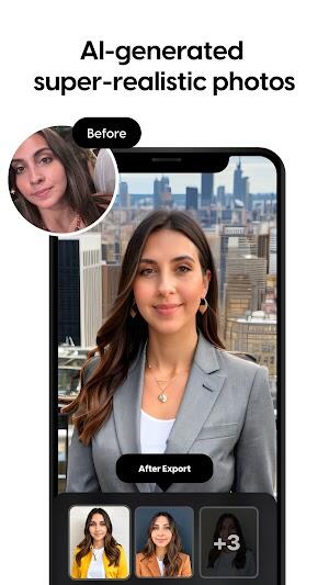 PhotoApp AI Photo Enhancer Capture d'écran 1