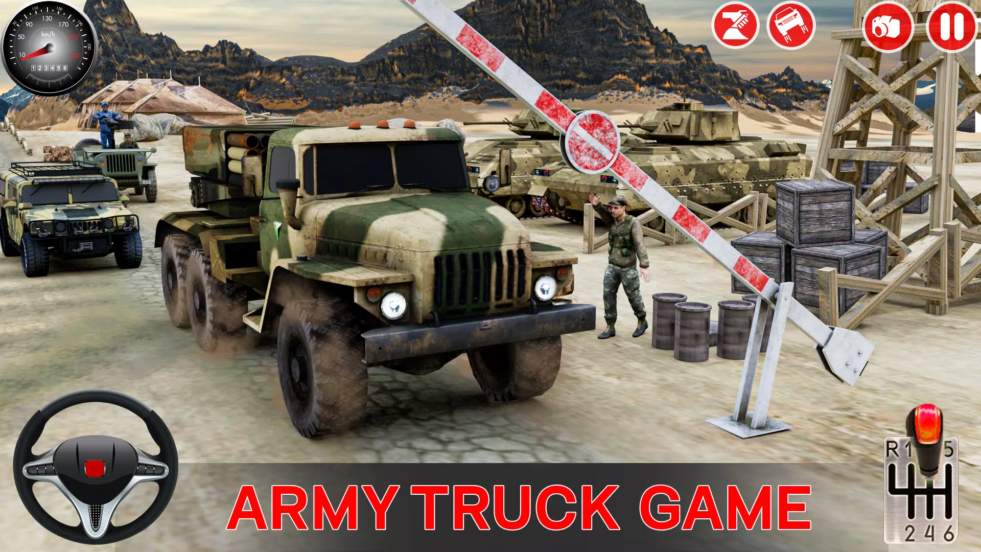 Army Car Games Truck Driving 스크린샷 1