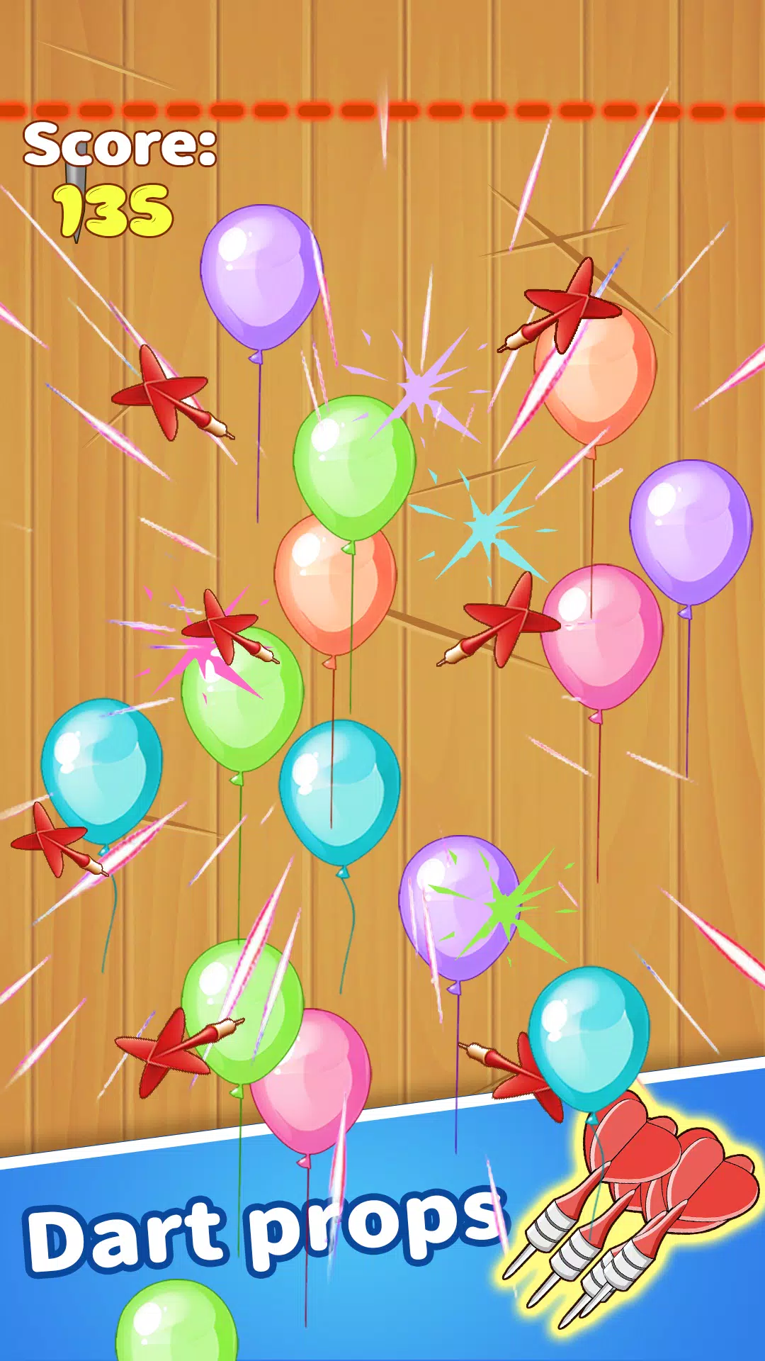 Schermata Crazy Breaking Balloons 3