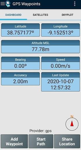 GPS Waypoints Screenshot 0