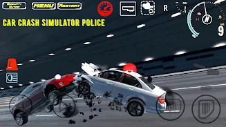 Car Crash Simulator Police Capture d'écran 1