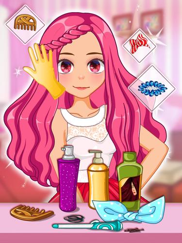 Hair Salon - Beauty Salon Game Captura de pantalla 1