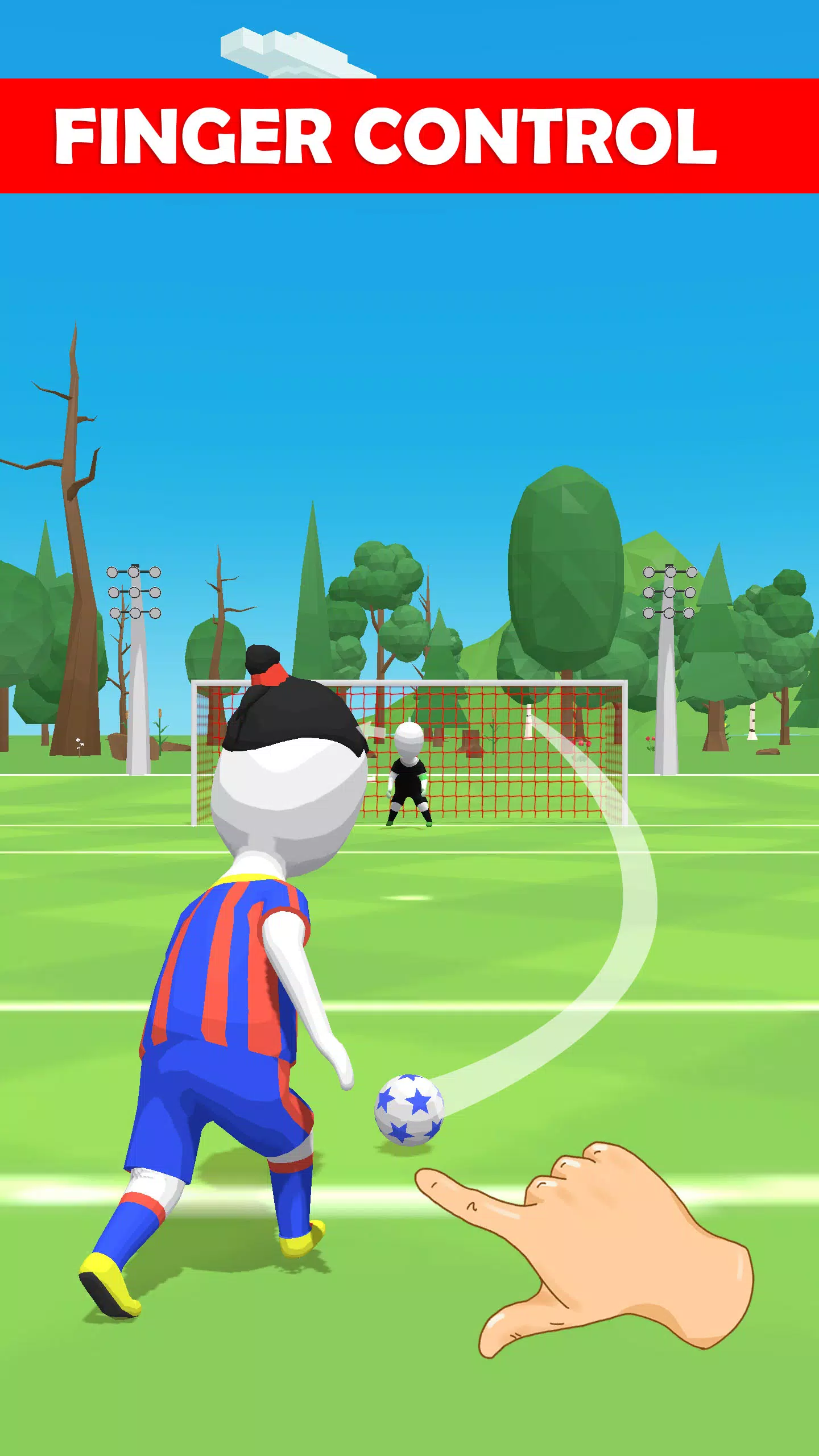 Stickman Freekick Capture d'écran 0