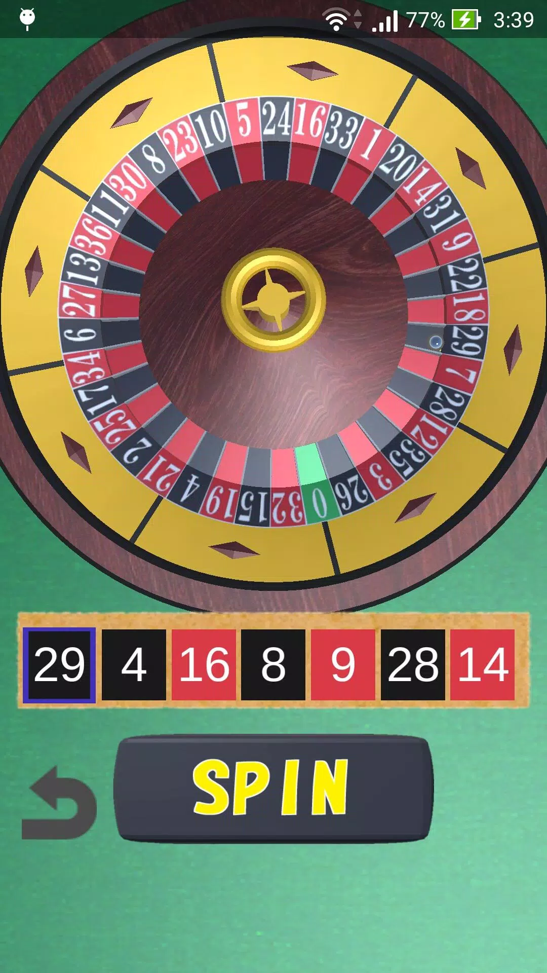 Roulette Wheel Captura de pantalla 2