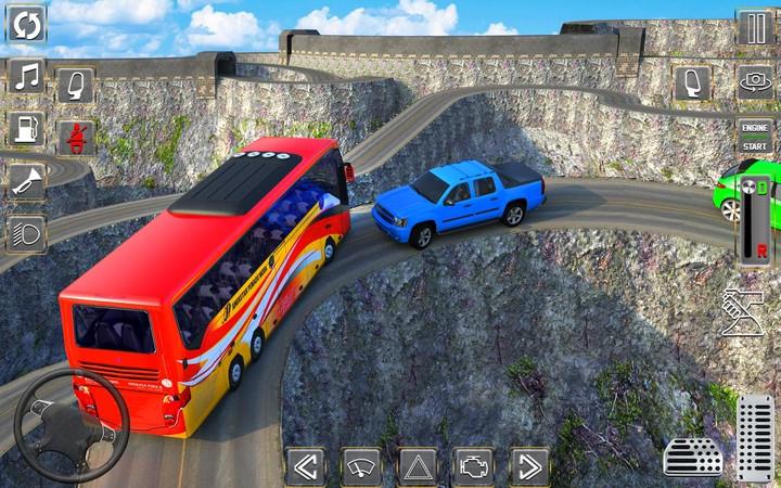 Uphill Offroad Bus Simulator Tangkapan skrin 2