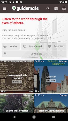 guidemate Audioguide-Plattform Screenshot 3