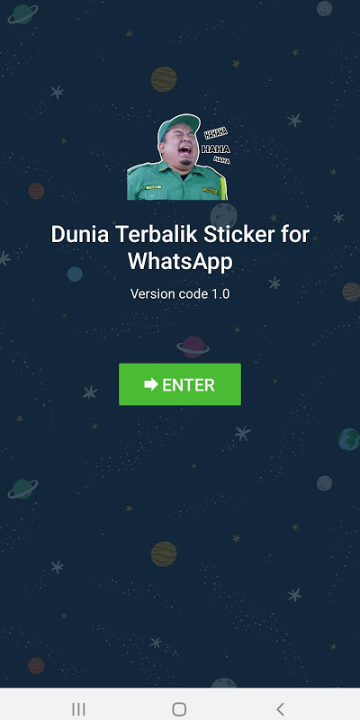 Schermata Dunia Terbalik WA Sticker 0