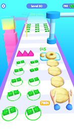 Donut Stack: Donut Maker Games स्क्रीनशॉट 2