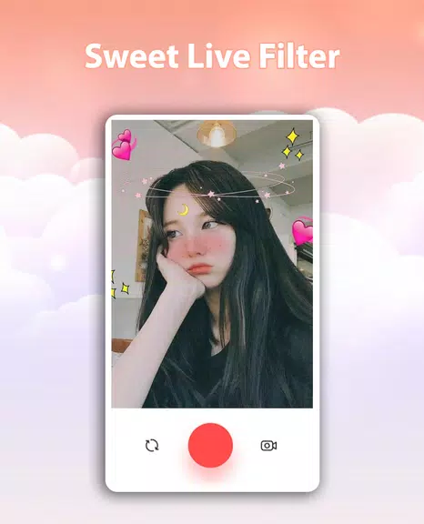 Sweet Live Filter Face Camera Screenshot 1