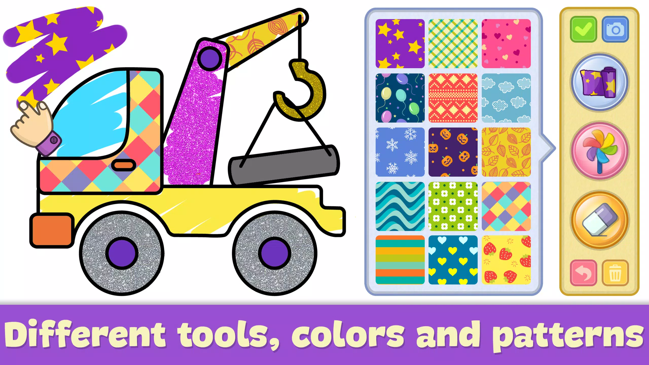 Juegos colorear para niños Captura de pantalla 1