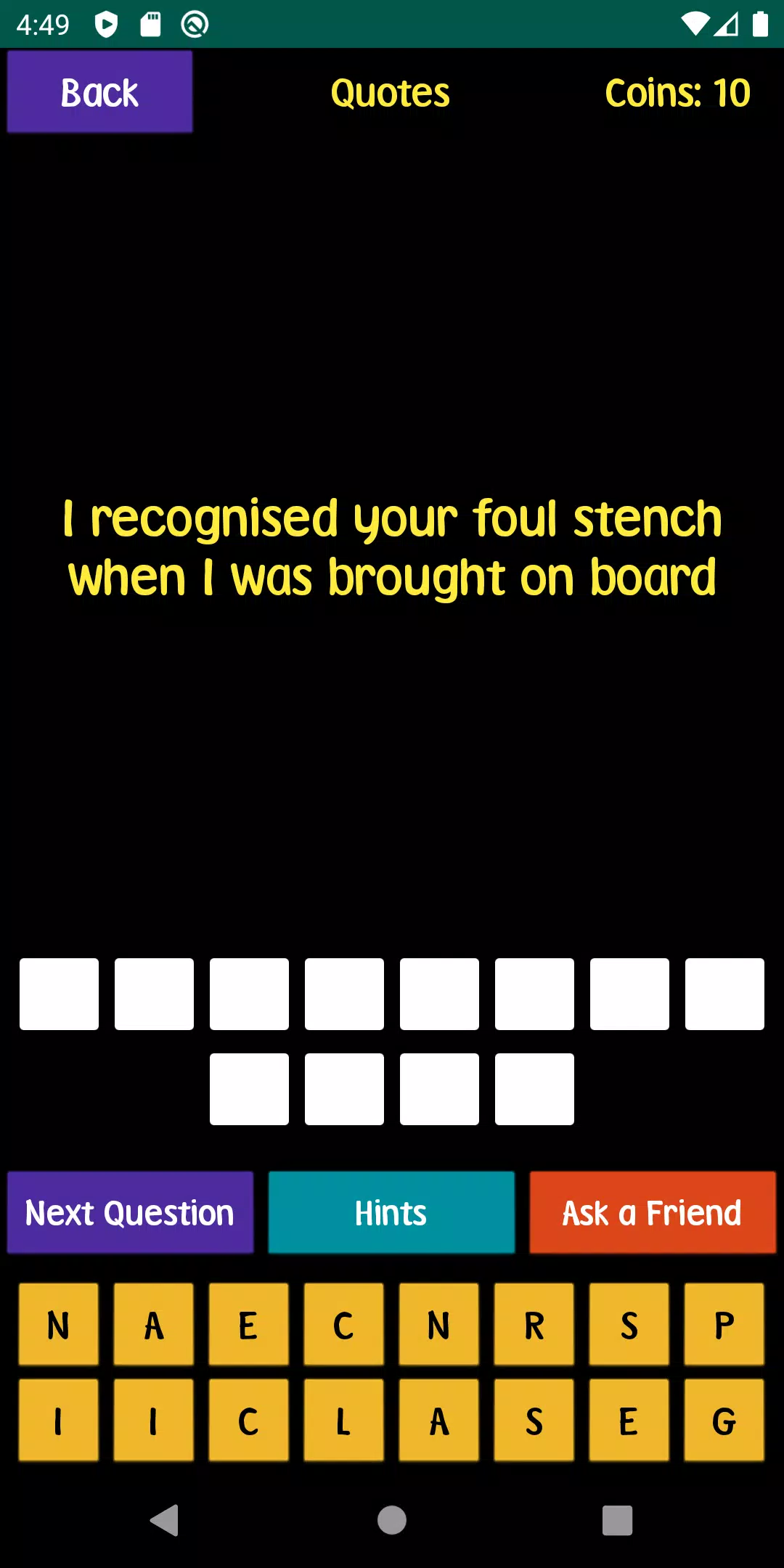 Quiz For SW Fans スクリーンショット 1