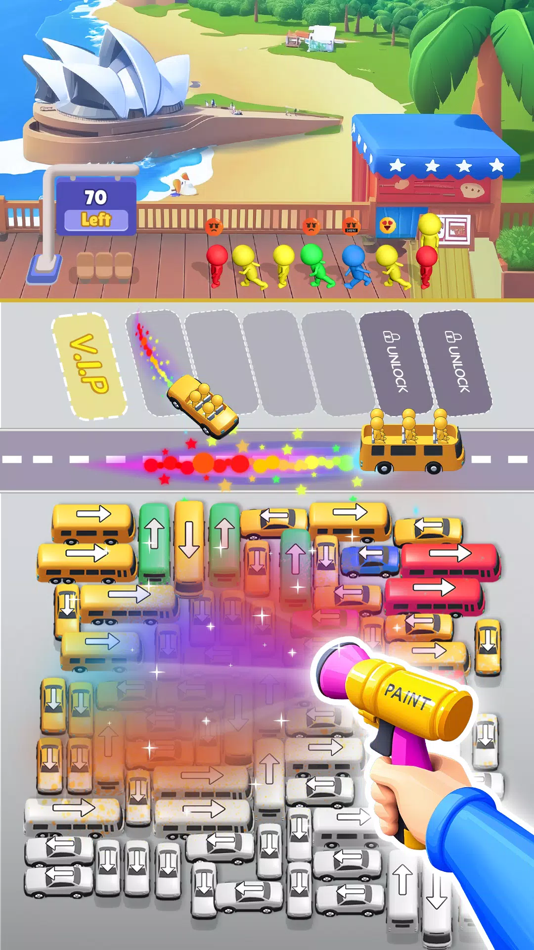 Bus Sort Jam: Parking Puzzle Capture d'écran 3