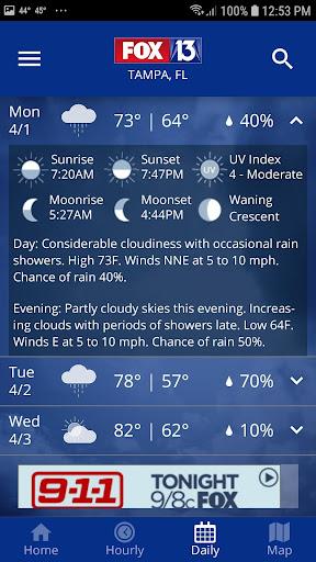 FOX 13 Tampa: SkyTower Weather Ảnh chụp màn hình 2