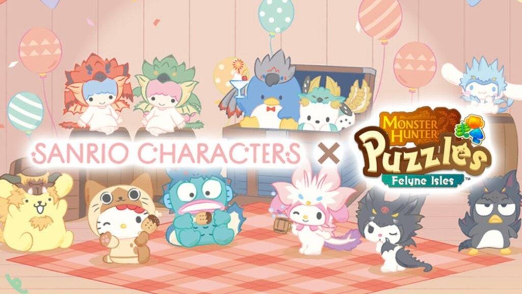 Felyne Isles X Sanrio：Monster Hunter難題中的Cinnamoroll Avatars