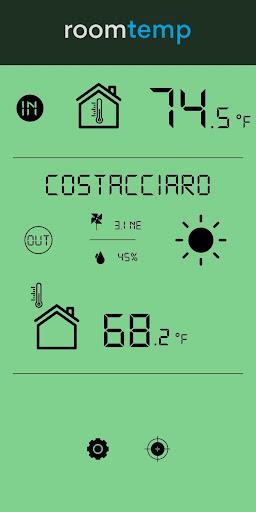 Schermata Room thermometer - Room Temp 0