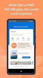 GigSky: Global eSim Data Plans Capture d'écran 0