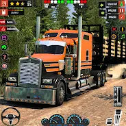 US Cargo Truck Simulator Game स्क्रीनशॉट 0