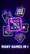 Tic tac toe: minigame 2 player Tangkapan skrin 0