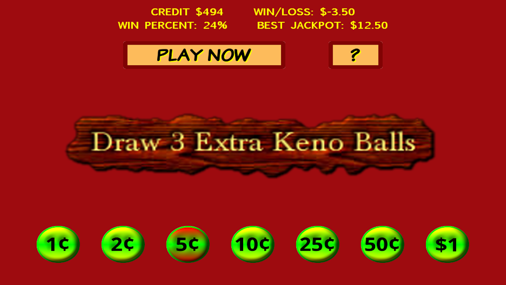 Draw 3 Extra Keno Balls Captura de tela 2