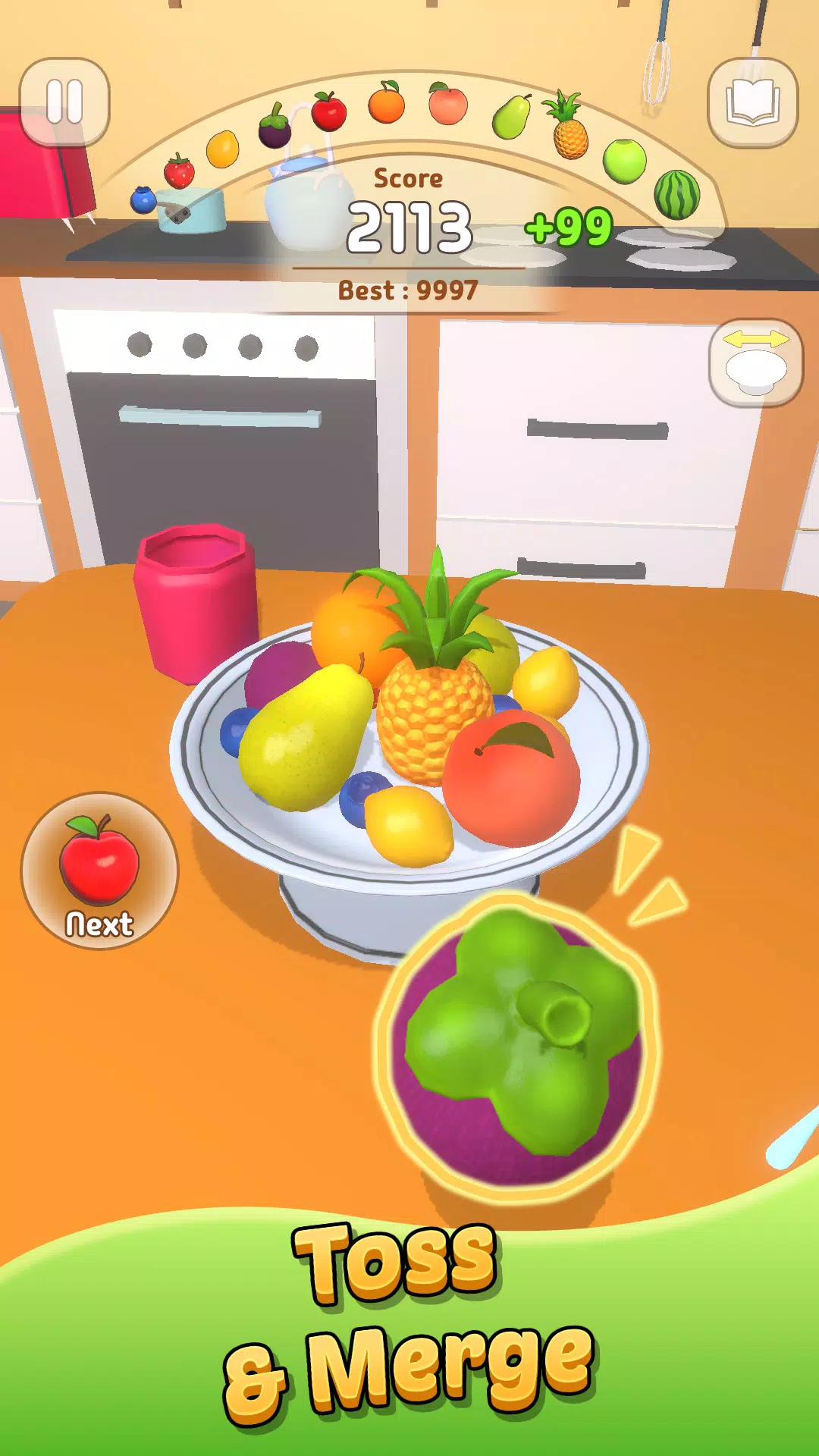 Toss and Merge: Fruit Mount應用截圖第1張