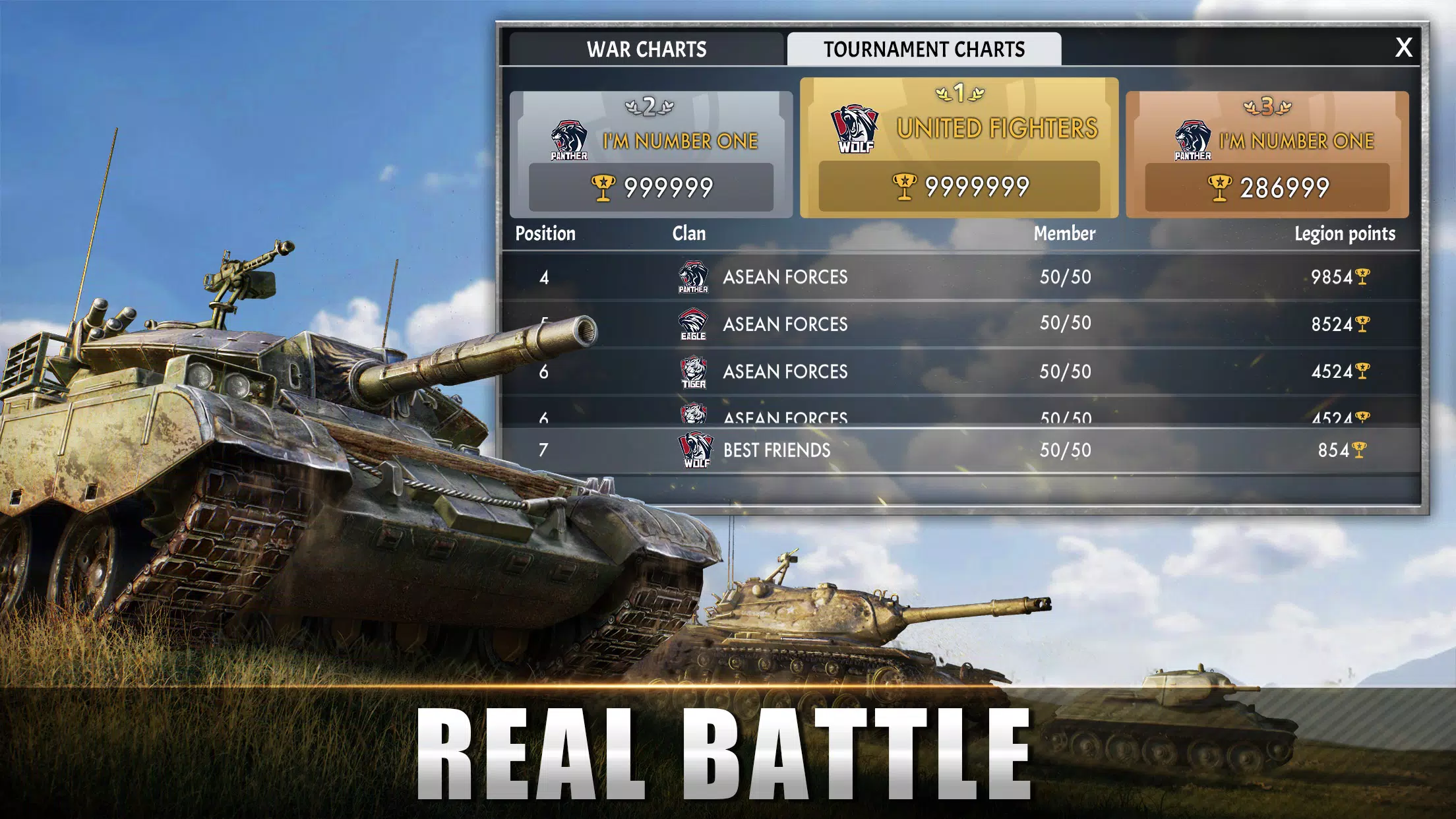 Schermata Tank Warfare: PvP Battle Game 1