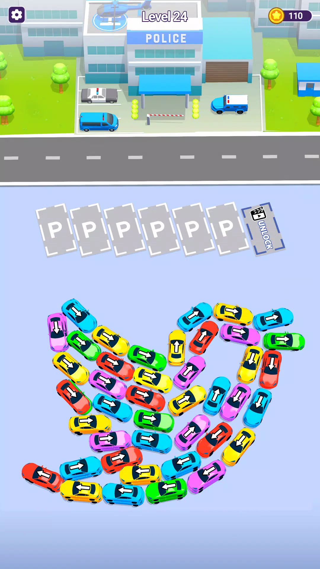 Mini Car Jam: Parking Puzzle Tangkapan skrin 3