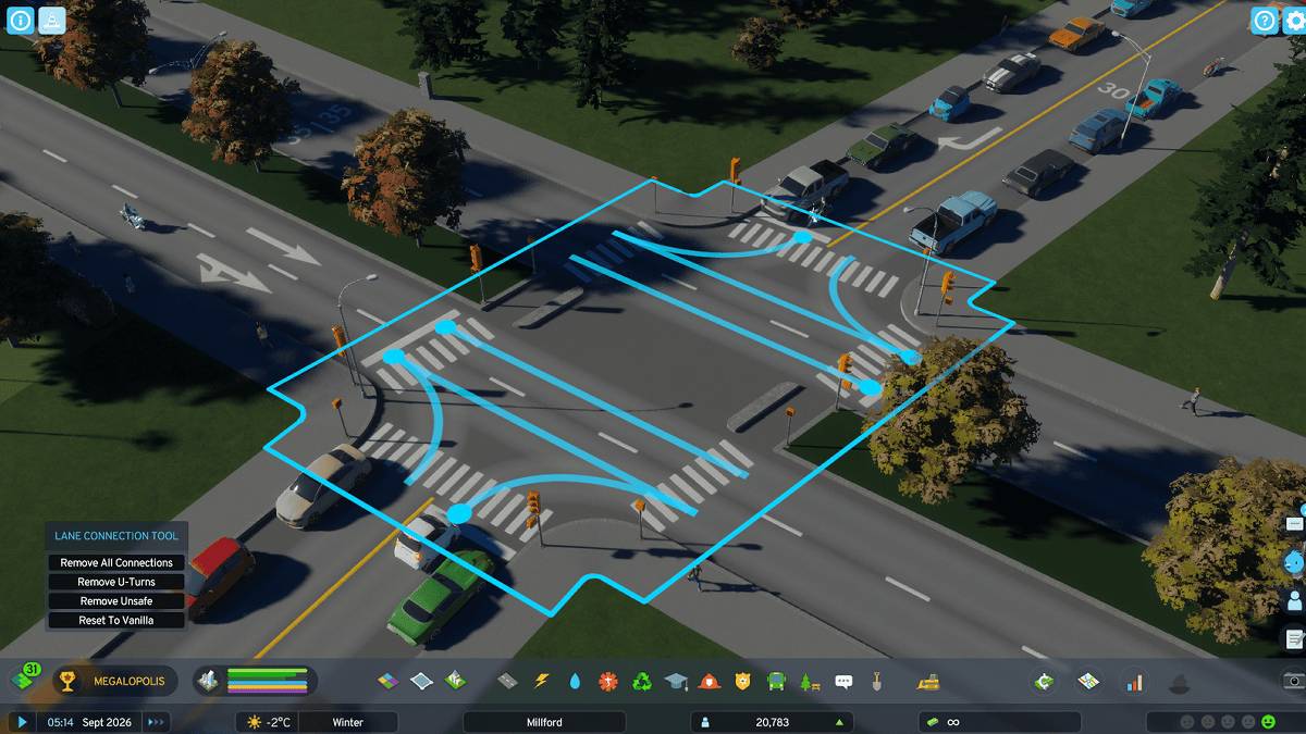 Le trafic est un excellent mod pour les villes Skyline 2