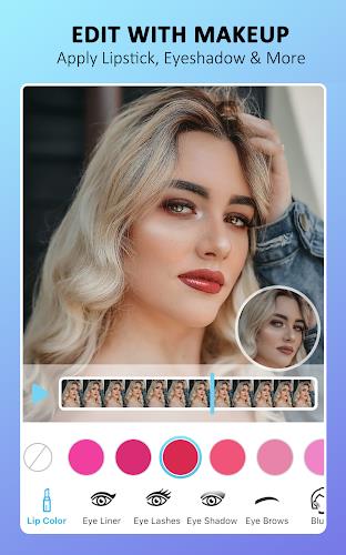 YouCam Video-Makeup & Retouch Captura de pantalla 0