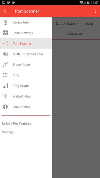 PortDroid Network Analysis Screenshot 3