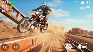 Motocross Beach Bike Games 3D Captura de tela 1