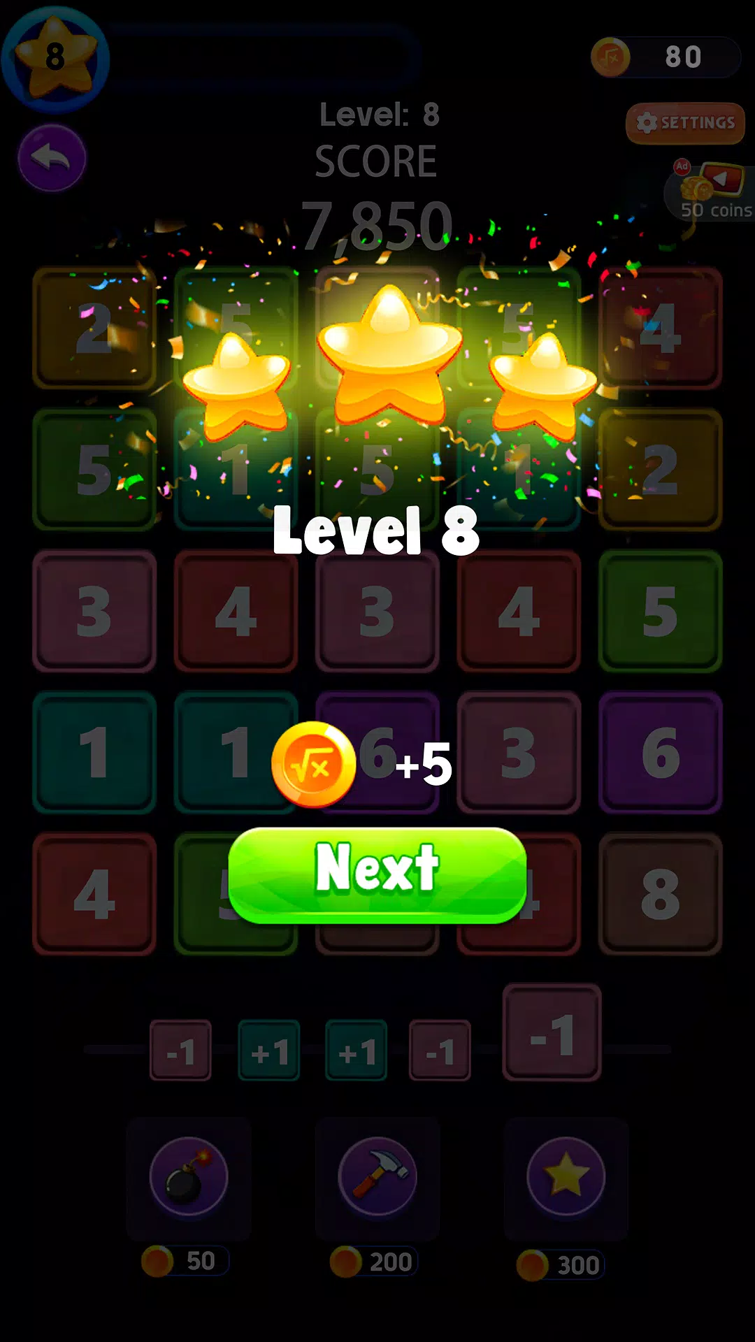 Number Merge Puzzle Match Capture d'écran 3