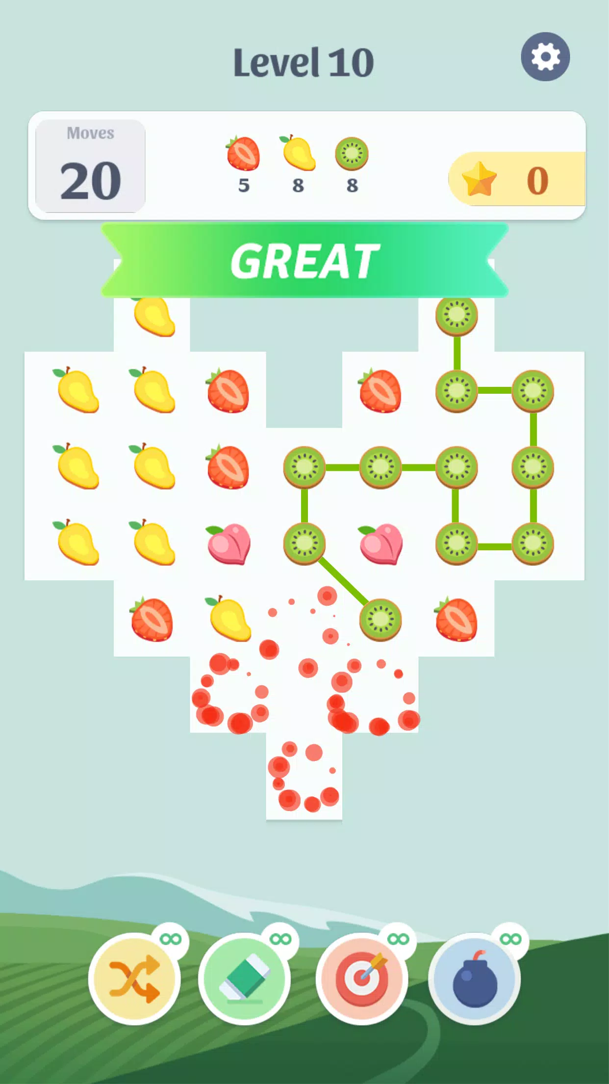 Fruit Game: Connect & Blast スクリーンショット 2